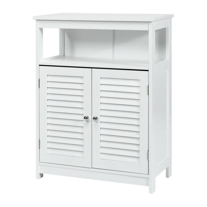 Тумба для ванной 60x30,5x80см, белого цвета