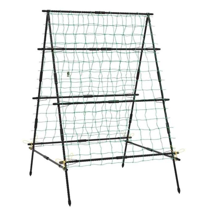 Augalų atrama 130x105x151cm., juodos spalvos