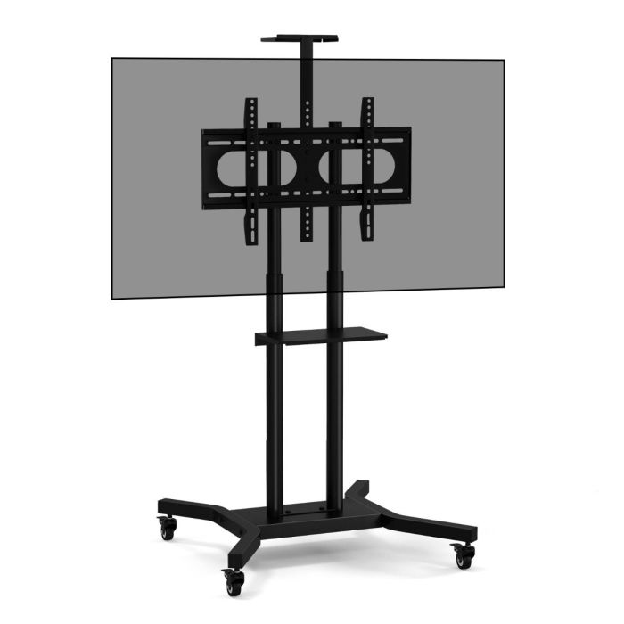 Televizoriaus stovas 78x75x180cm., juodos spalvos