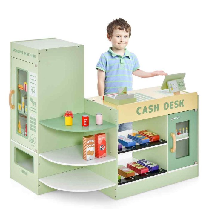 Игровой магазин 89x57x80см, зеленого цвета