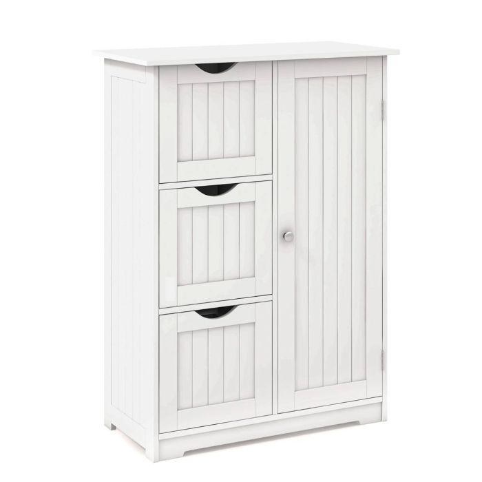 Тумба для ванной 60x30x81см, белого цвета