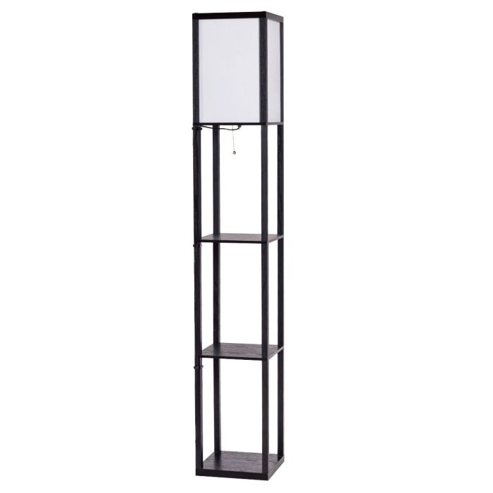 Торшер 26x26x160см, черного цвета