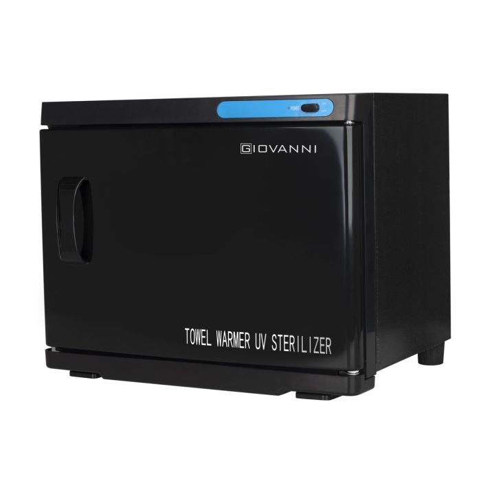 Towel warmer with UV sterilizer ACTIVESHOP, Black