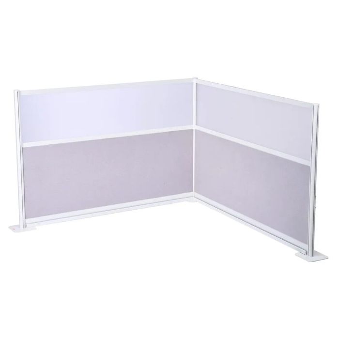 Biuro pertvaros su matinio akrilo langais, 1,83x1,22 m, 2 vnt.