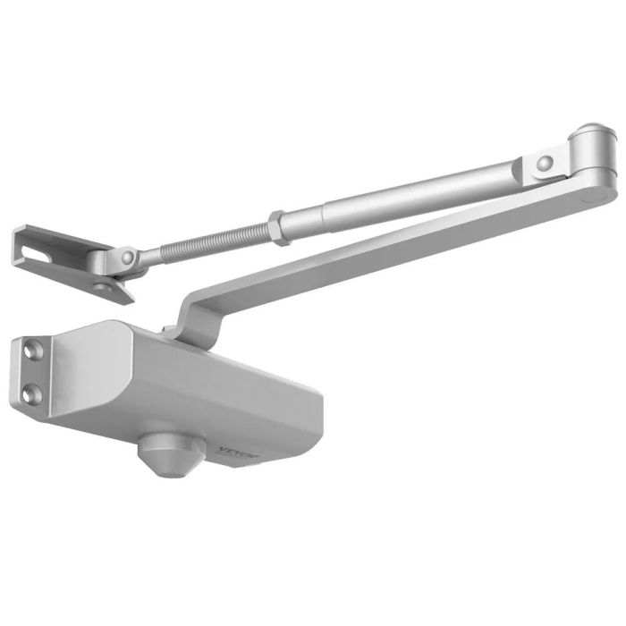 Hidraulinis durų uždarymo mechanizmas, 45 kg, aliuminis, sidabro