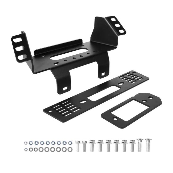 Крепление для лебедки на фаркопе Polaris Ranger (2010–2021), 907–1633 кг, сталь.