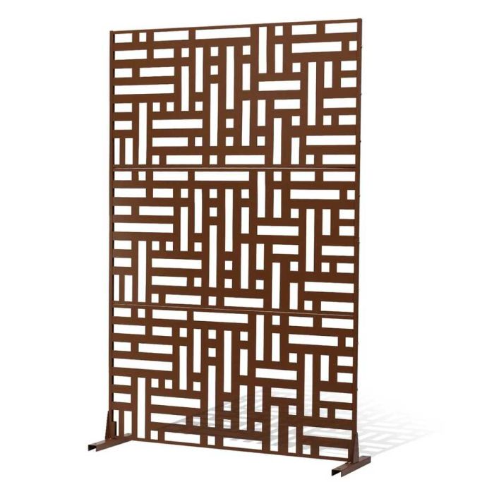Metalinė privatumo užtvara 91x183 cm, lauko ir vidaus naudojimui, ruda