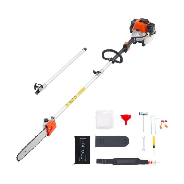 Benzininis grandininis pjūklas, 33 cm³, 35,6 cm juosta, akumuliatorinis genėjimo įrankis