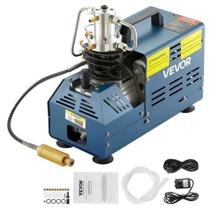 Aukšto slėgio oro kompresorius 4500 PSI 1800W PCP šautuvams