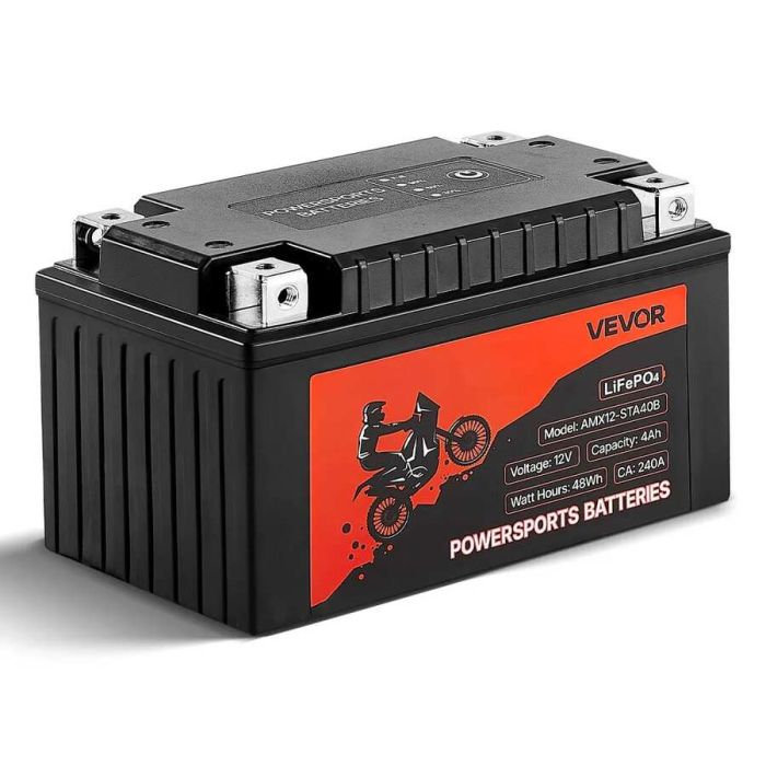 Motociklo 12 V 4 ah LiFePO4 ličio akumuliatorius powersports