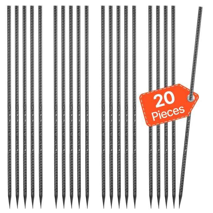 Tvirti cinkuoto plieno žemės inkarai, 609,6 mm, 20 vnt.