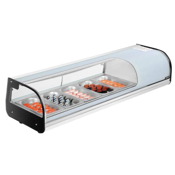 Sušių vitrina-šaldytuvas, 52 L, LED apšvietimas, temperatūros valdymas