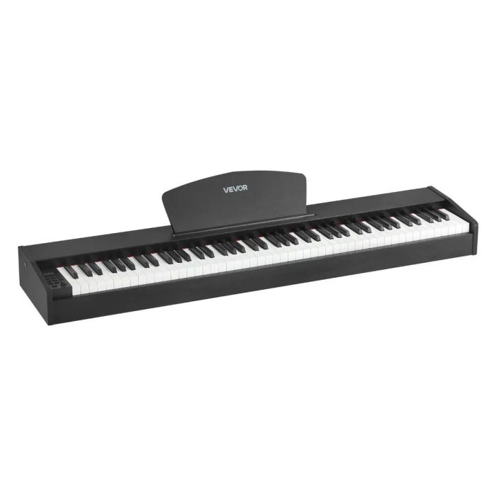 Skaitmeninis svertinis pianinas 88 klavišai su garsiakalbiais ir sustain pedalu