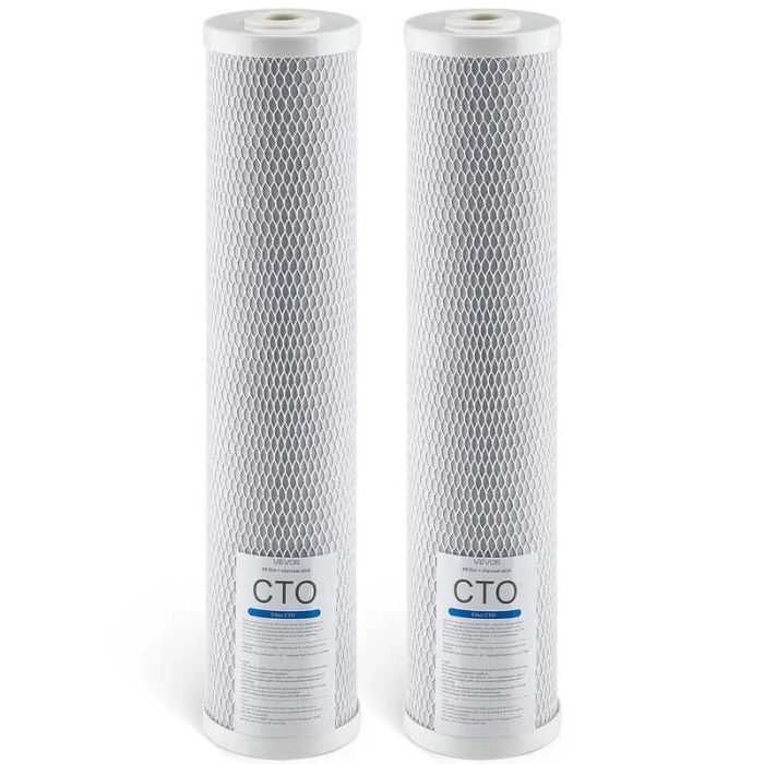Viso namo vandens filtras, 4,5"x20" CTO anglies kasetė, 2 vnt.