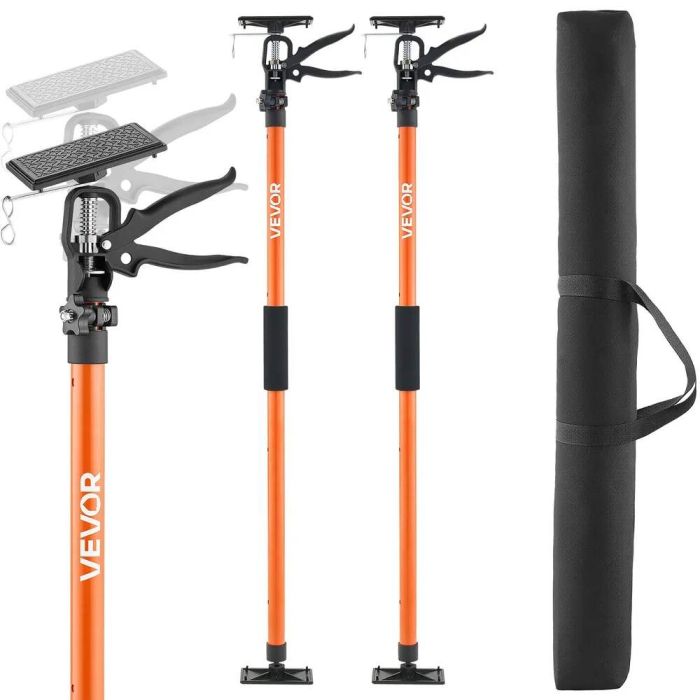 Plieniniai teleskopiniai spintelių atramos strypai, 116–290 cm, 2 vnt.