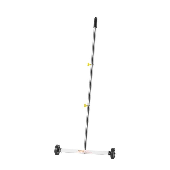 Magnetinė šluota su ratukais, 43 cm, reguliuojama rankena
