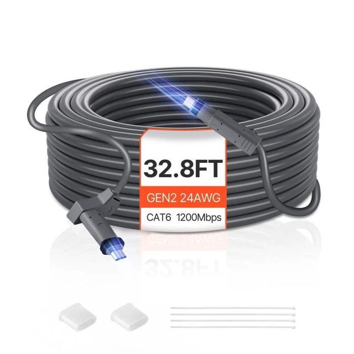 Starlink gen 2 kabelis, 10 m, 24 AWG, 1200 mps