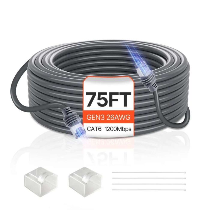 Starlink gen 3 75ft (22,86m) kabelis, 26 AWG, 1200 mps