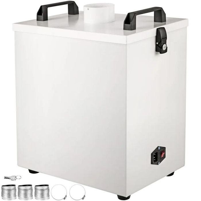 Nešiojamas dūmų ištraukiklis 80W, oro valytuvas 180 m³/h, 220V, 99,97% efektyvumas