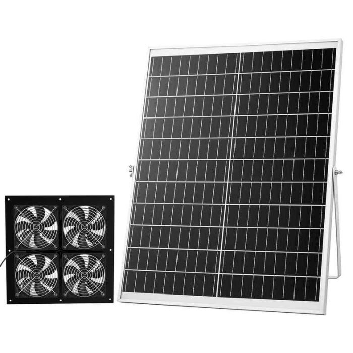 Ventiliatorius VEVOR 25W-XC12025X12Z, 4 ventiliatoriai, 25 W, 51 × 9 × 42,5 cm