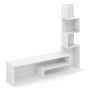 TV staliukas 144,5x29,5x121cm., baltos spalvos