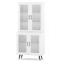 Bufetas 80x40x178,5cm., baltos spalvos