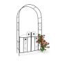 Arka augalams su vartais 228x116x36,5cm., juodos spalvos
