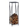 Stovas malkoms 112x34x34cm., pilkos spalvos