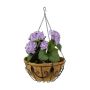 Rinkinys iš 3 kabančių vazonų 61x35x35cm., juodos/šviesiai rudos spalvos