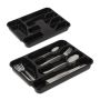 Stalo įrankių padėklas 4x24,5x32,5cm., juodos spalvos