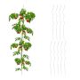Rinkinys iš 10 sodo grotelių 90cm., sidabrinės spalvos