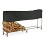 Stovas malkoms 122x250x30cm., juodos/rudos spalvos