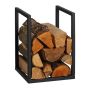 Stovas malkoms 40x30x30cm., juodos spalvos