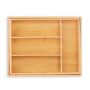 Stalo įrankių padėklas 5x29x35,5cm., šviesiai rudos spalvos