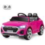 Vaikiškas elektrinis automobilis 98x49x43cm., rožinės/juodos spalvos