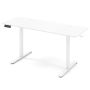 Elektrinis rašomasis stalas 160x60x116,5cm., baltos spalvos