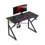 Rašomasis stalas Hero 1.7 RGB Juodos spalvos