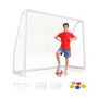 Futbolo vartai 245x90x182cm., baltos spalvos