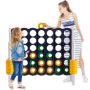 Lauko žaidimas keturis iš eilės 120x42x104cm., tamsiai mėlynos/baltos spalvos
