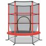 Батут 165x165x165см, черно-красный