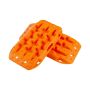 Rinkinys iš 2 sukibimo kilimėlių 58x31x6cm., oranžinės spalvos