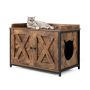 Туалет для кошек 80x50x58см, коричневого цвета