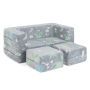 Modulinė vaikiška sofa 100x50,5x40cm., įvairių spalvų