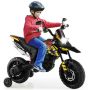 Elektrinis vaikiškas motociklas 106,5x56x80cm., juodos spalvos