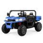 Vaikiškas elektrinis automobilis 119x68x65cm., mėlynos/juodos spalvos