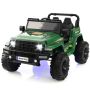 Vaikiškas elektrinis automobilis 77x115x67cm., žalios/juodos spalvos