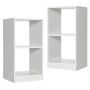 Набор из 2 полок 38x33x72,5см, белого цвета