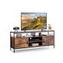 TV staliukas 147x40x62cm., rudos/juodos spalvos