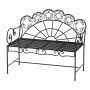 Sodo suoliukas Outsunny 107x55,5x90,5cm., juodos spalvos