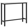 Baro stalas Homcom 120x40x100cm., juodos spalvos